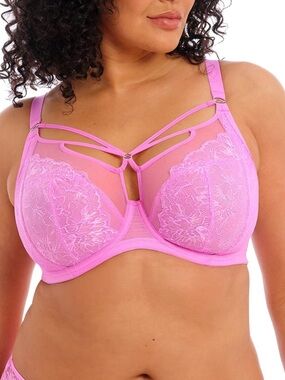 Elomi Brianna Strappy Pink Plunge Bra
